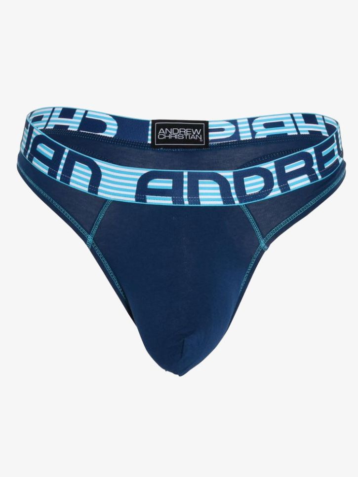 Andrew Christian Cotton Thong Heather Grey Bodywearstore