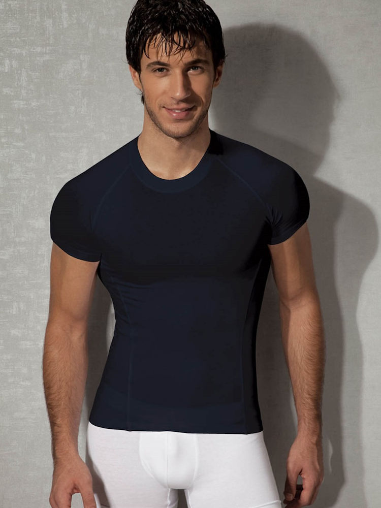 Consumeren Allerlei soorten Ontwapening Strak t-shirt donkerblauw mannen | Shop de mooiste t-shirts voor mannen