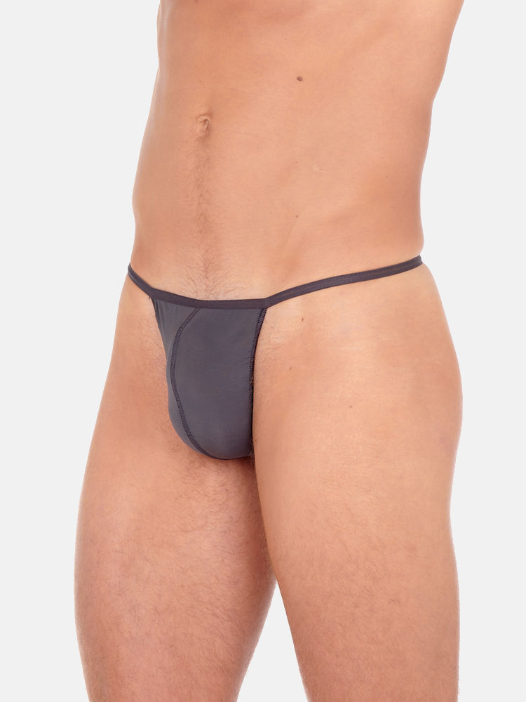 G-String Plume - anthracite grey: Briefs for man brand HOM for sale