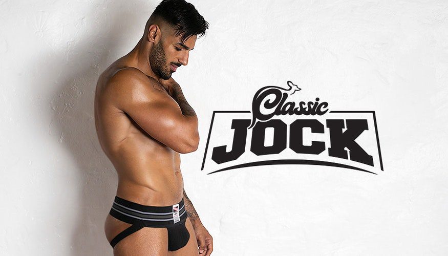 aussieBum Classic Jock Black - BodywearStore