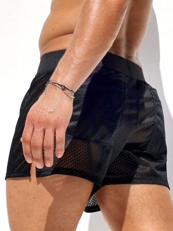 Cristallo - Lounge Shorts Men's sheer see-through Shorts in light