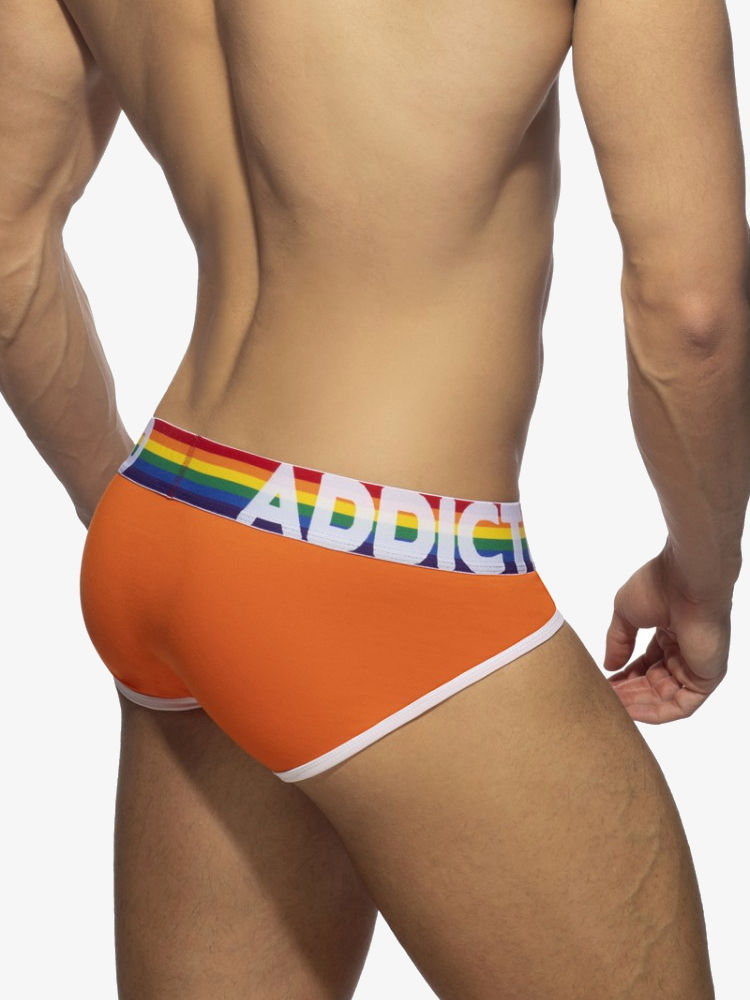 Addicted AD1142P 6 Pack Rainbow Brief - BodywearStore