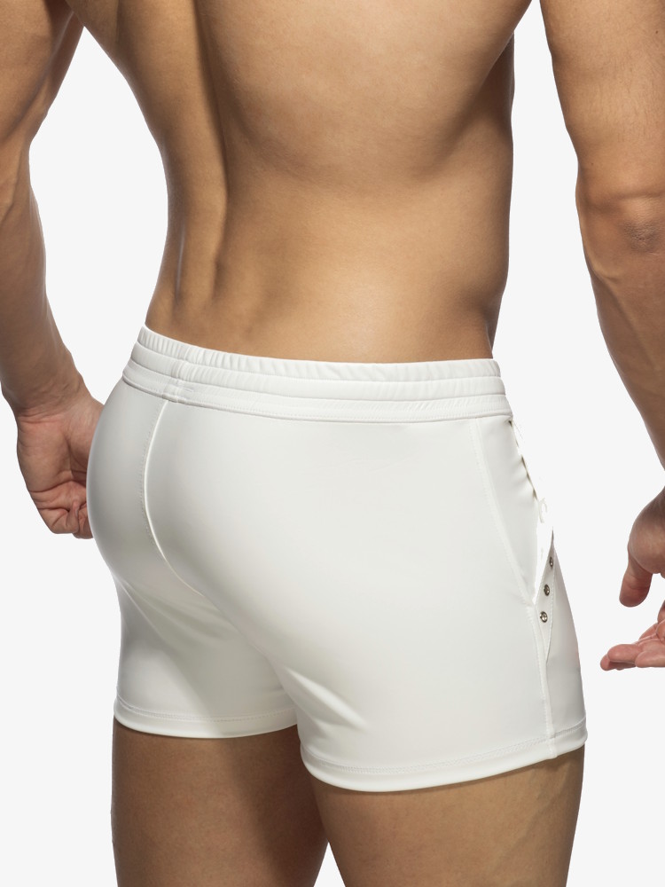 Addicted Fetish Adf140 Rub Tape Sports Short White 4