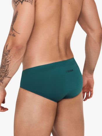 Clever Underwear Acqua Swimsuit Brief Green 151410 1