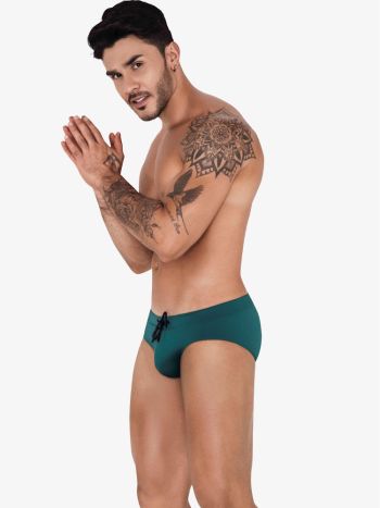 Clever Underwear Acqua Swimsuit Brief Green 151410 2