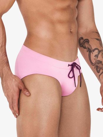 Clever Underwear Acqua Swimsuit Brief Pink 151406 2