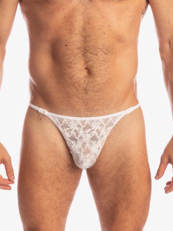 Lhomme Invisible White Lotus String Striptease My83 3