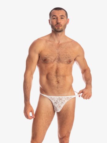 Lhomme Invisible White Lotus String Striptease My83 4