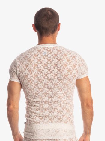 Lhomme Invisible White Lotus T Shirt My73 Lot 2