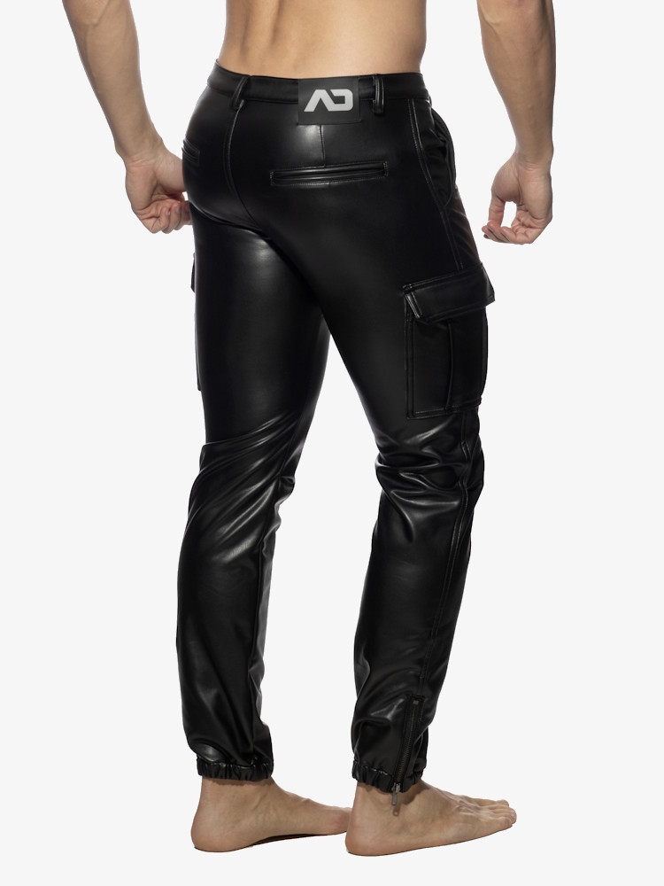 Addicted Fetish Adf195 Rub Cargos Black 3