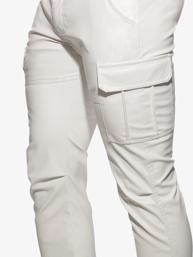 Addicted Fetish Adf195 Rub Cargos White 2