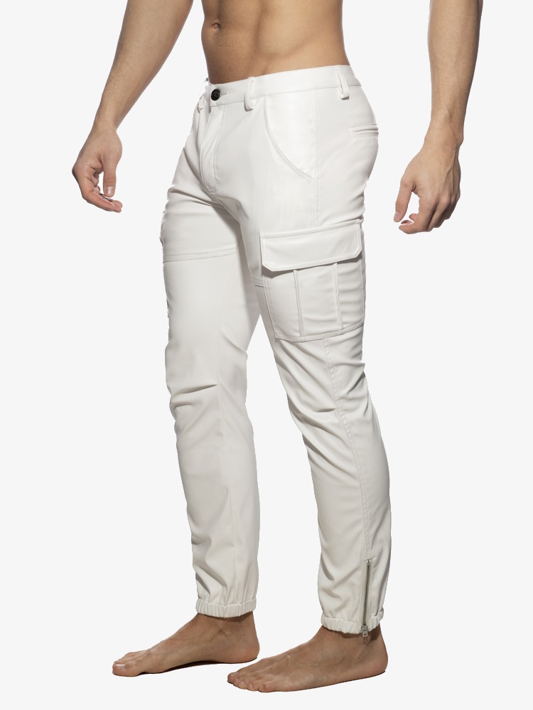 Addicted Fetish Adf195 Rub Cargos White 3