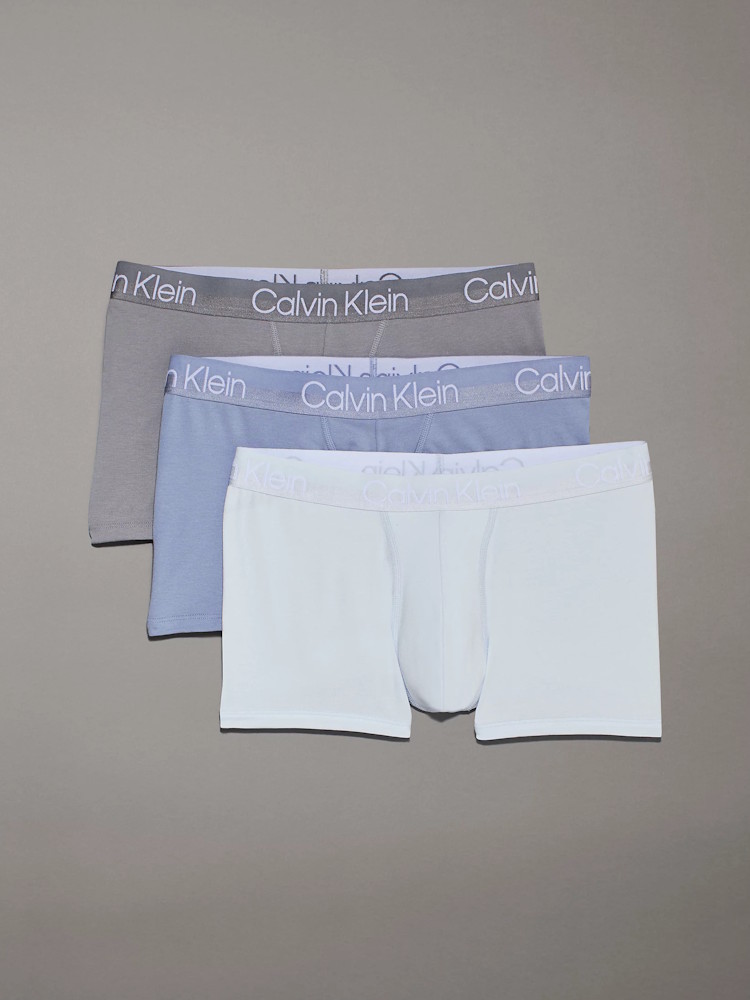 Calvin Klein Modern Structure Trunk 3 Pack Nb2970a Pv3 Troposphere 6