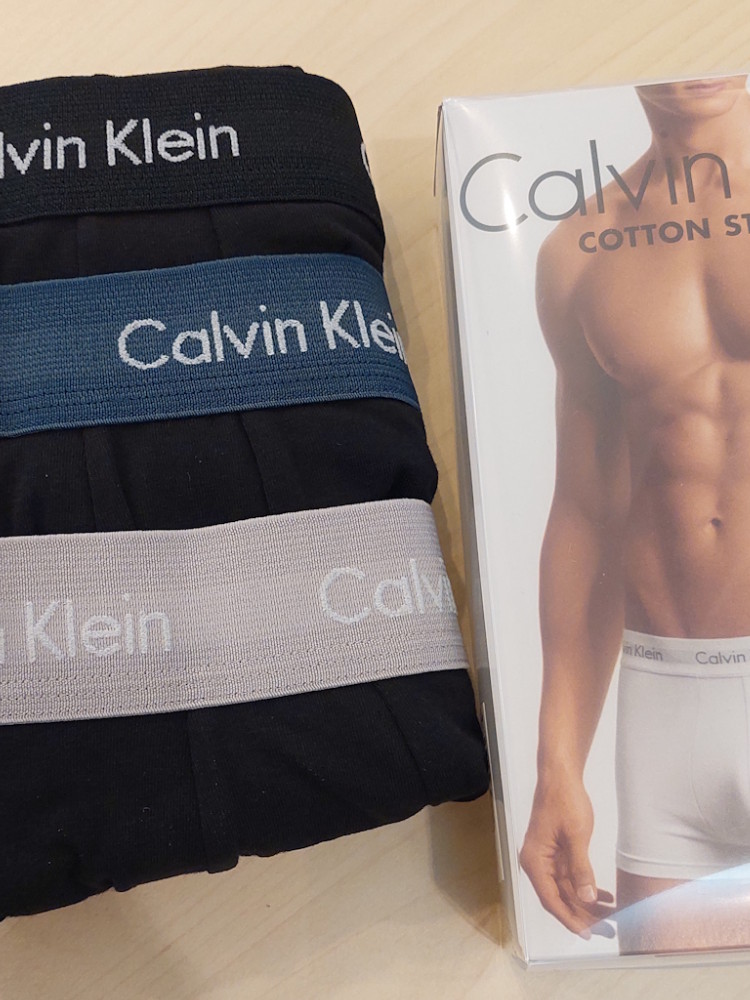 Calvin Klein Low Rise Trunk 3 Pack U2664G QRV B Black 4