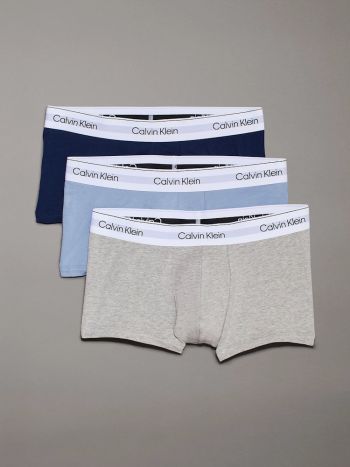 Calvin Klein Low Rise Trunk Modern Coton 3 Pack Nb3967a Pss New Navy 1