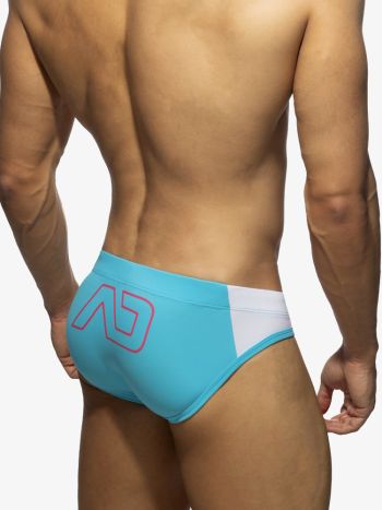 Addicted Ads342 Flash Ad Swim Brief Turquoise 2