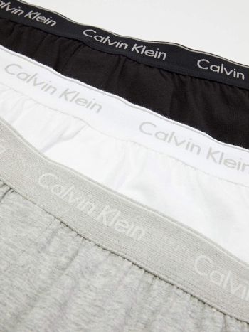 Calvin Klein Cotton Boxer Shorts 3 Pack 000nb4005 Mp1 Black Grey White 2