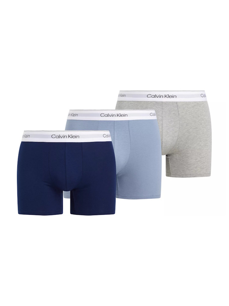 Calvin Klein Modern Cotton Boxer Brief 3 Pack Nb3964a Pss New Navy 3