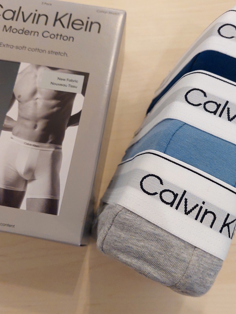 Calvin Klein Modern Cotton Boxer Brief 3 Pack Nb3964a Pss New Navy 5