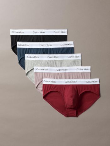 Calvin Klein Hip Brief 5 Pack Modern Cotton Nb3990a Pt6 Syrah 8