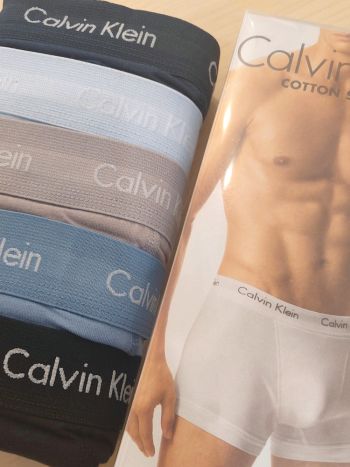 Calvin Klein Trunk 5 Pack Cotton Stretch Nb2877a Q5n Plein Air 5