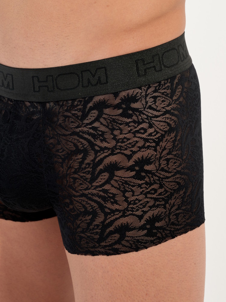 om Temptation Free Cut Lace Trunk400004 Black 6