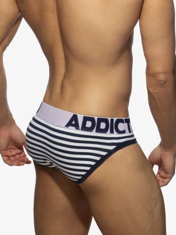 Addicted Ad1276 Seamless Sailor Brief Navy 2