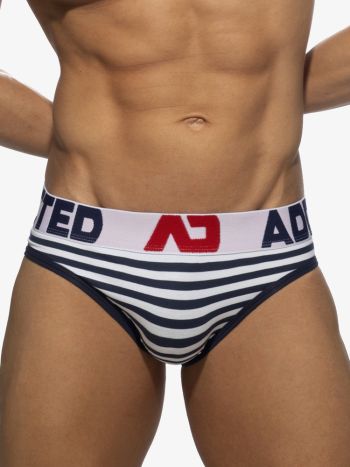 Addicted Ad1276 Seamless Sailor Brief Navy 3