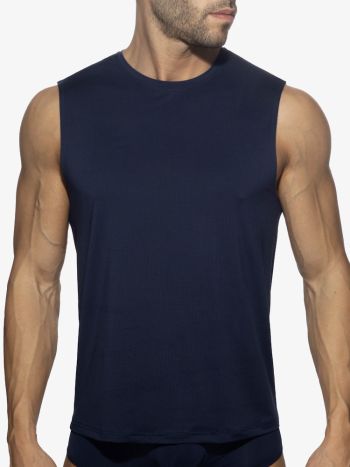 Addicted Ad1328 Veloz Dry Tank Top Navy 4