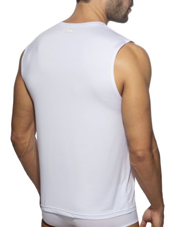 Addicted Ad1328 Veloz Dry Tank Top White 2