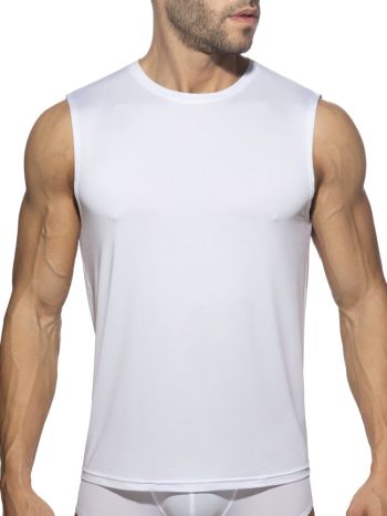 Addicted Ad1328 Veloz Dry Tank Top White 3