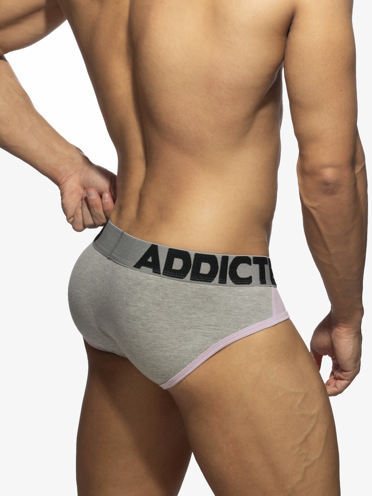 Addicted Ad1305 Trey Brief Heather Grey 2