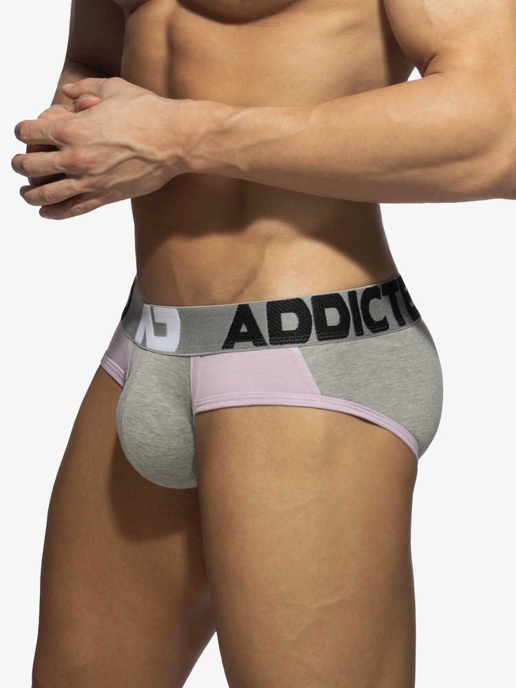 Addicted Ad1305 Trey Brief Heather Grey 3