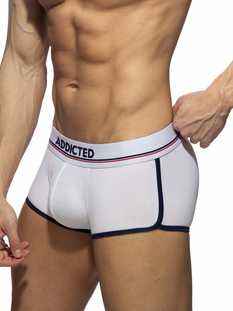 Addicted Ad2211 Cotton Curve Trunk White 1