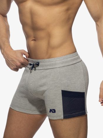 Addicted Ad941 Pocket Sport Shorts Heather Grey 1