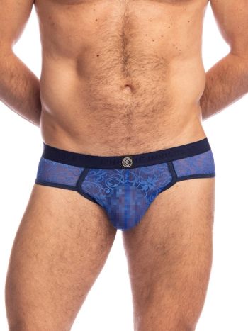 Lhomme Invisible Palermo Push Up Briefs U06 Blue 1