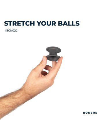 Boners Ball Stretcher Liquid Silicone Bon022 Grey