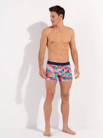 Hom Boxer Briefs Aquaflower 402952 Multicolor Print 3